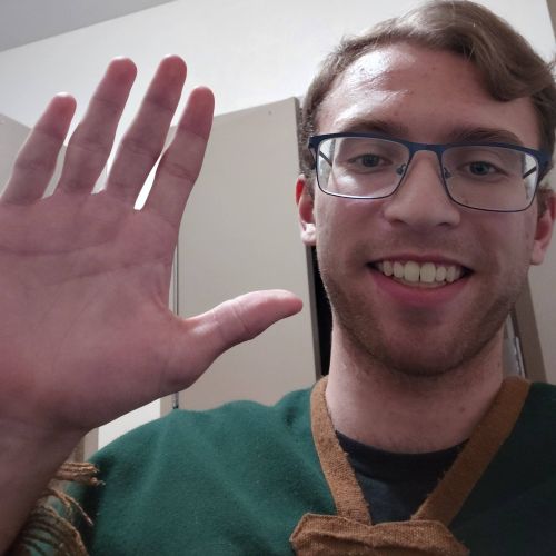 Beck Offering a High Five